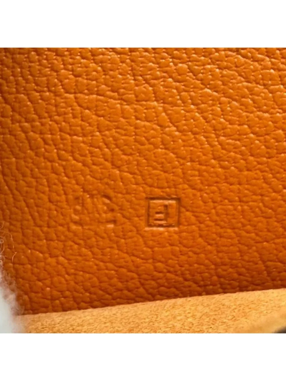 Hermes Notebook Cover Leather Red Orange Agenda